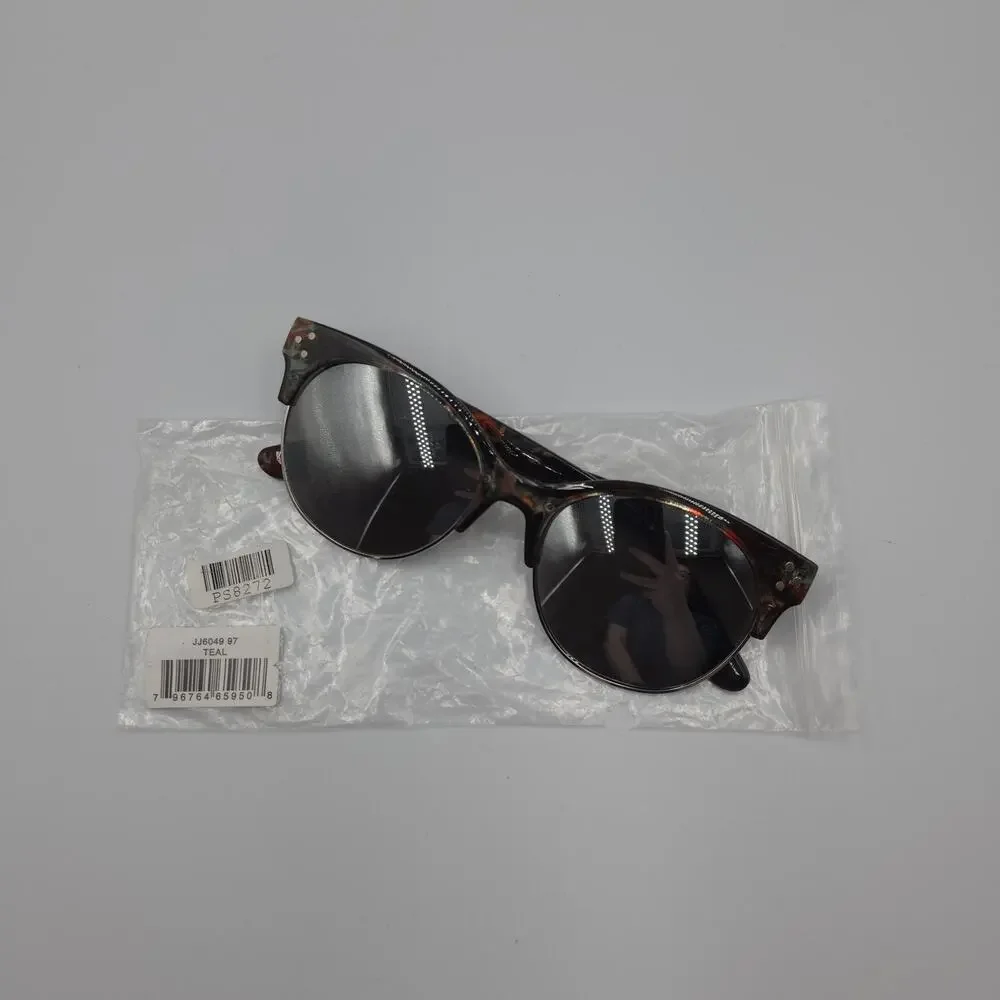Joe's Jeans Women's Tortoise Round Browline Sunglasses (Model: JJ6049)